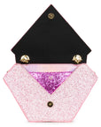 Pink Glitter Diamond Bag - Imperfect
