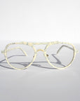 Optical Sample ~ White Marble Aviator