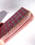 Pink Glitter Checkered Wallet ~ Sample