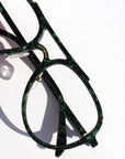 Optical Sample ~ Green Marble Aviator