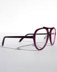Optical Sample ~ Purple Glitter Aviator