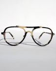 Optical Sample ~ Black & Cream Pattern Aviator