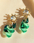 Emerald Crest Earrings