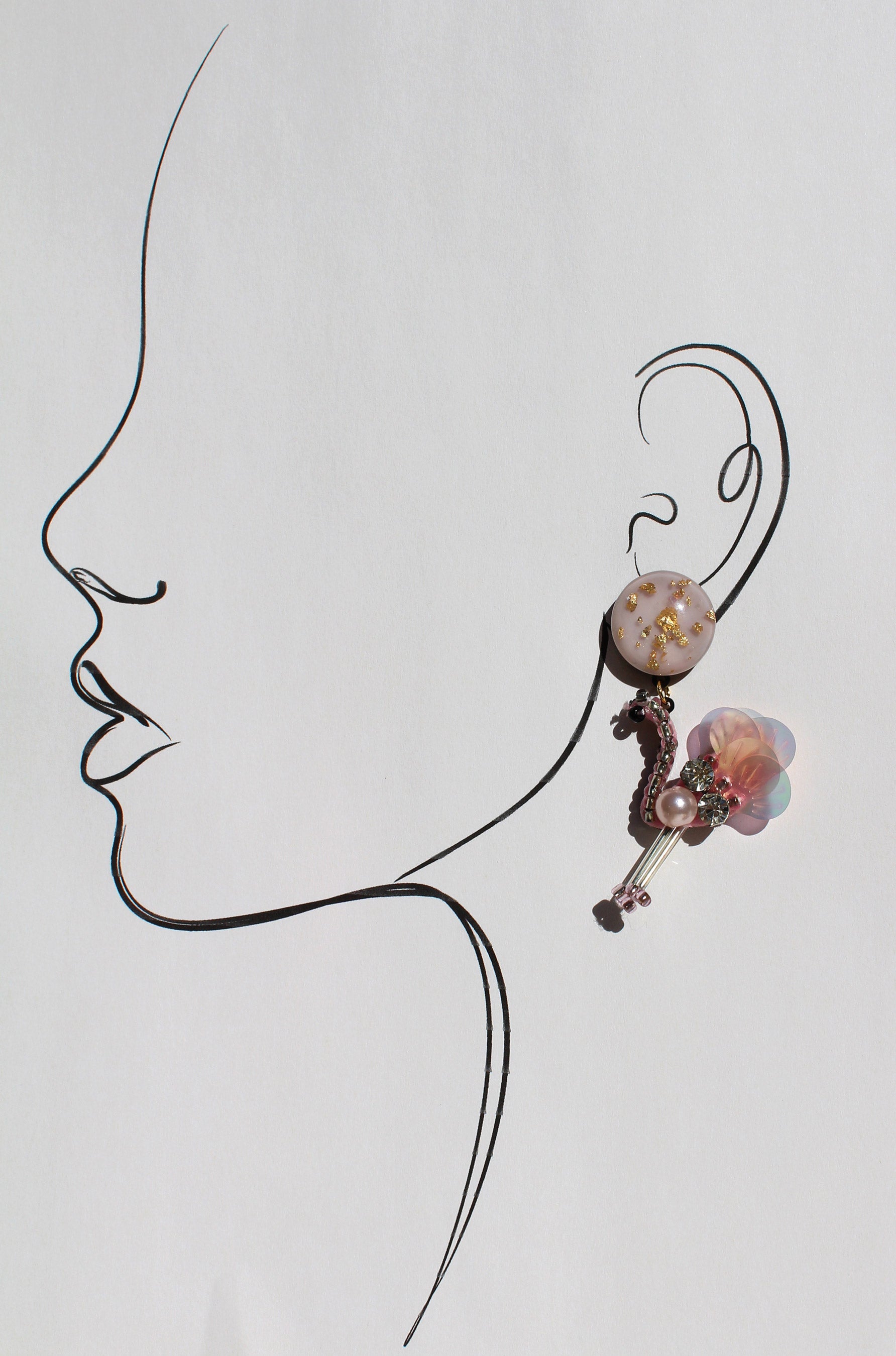 Flamingeaux Earrings