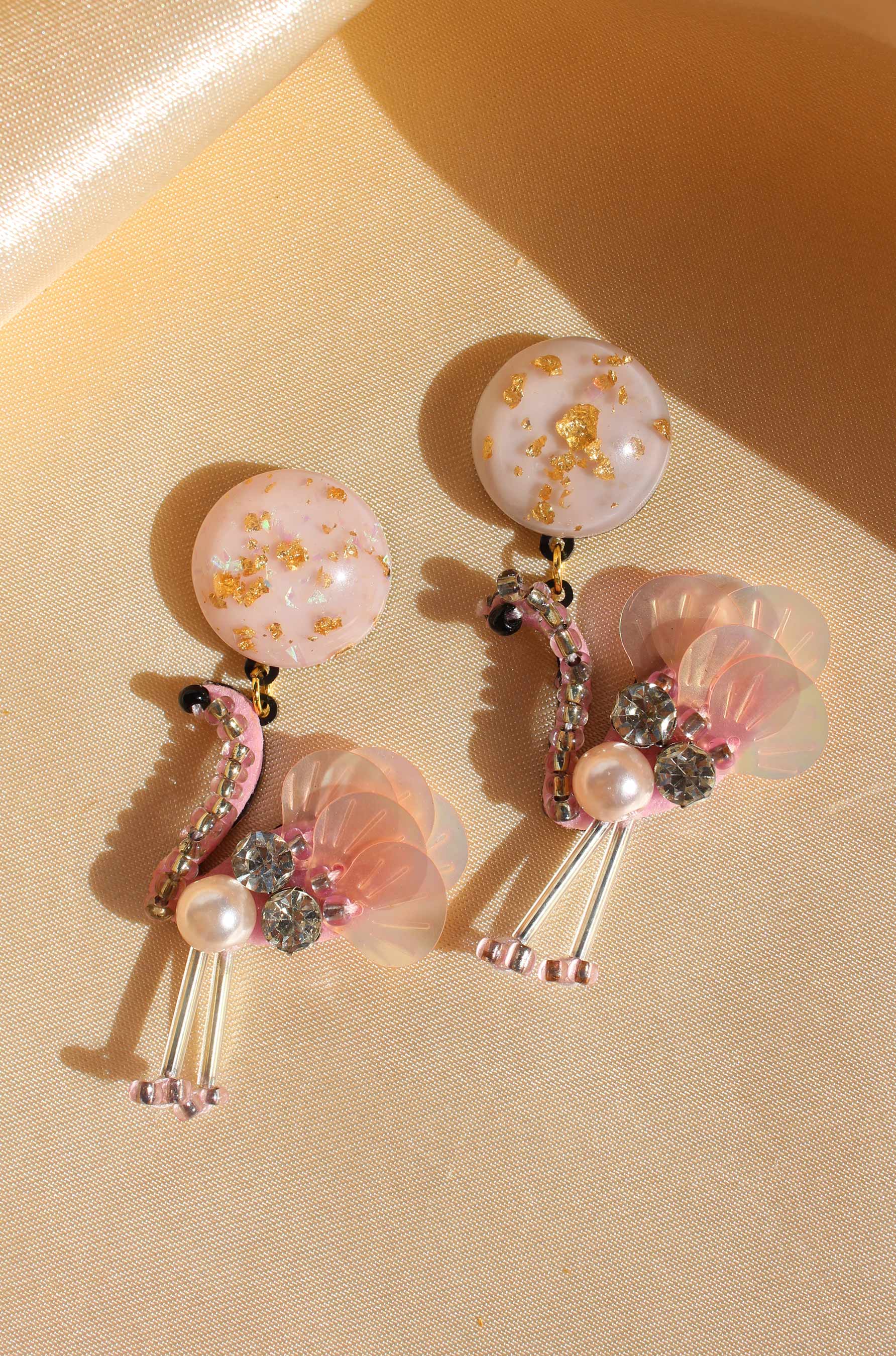 Flamingeaux Earrings