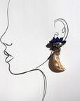 Gilded Sapphire Earrings