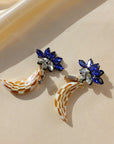 Gilded Sapphire Earrings