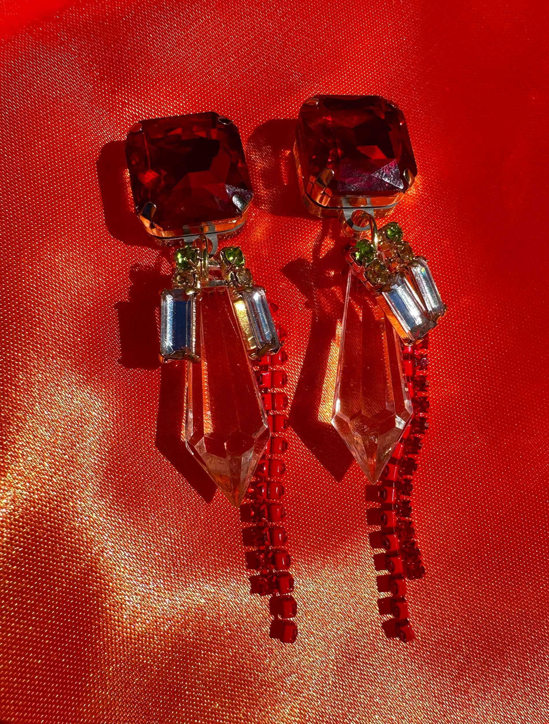 Cherry Ice Earrings