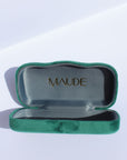 Velvet Eyewear Case ~ Emerald