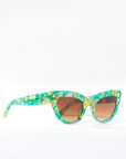 Opal Oasis ~ Marble Green Cat eye Sunglasses