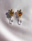 Seadrift Crystal Droplet Earrings