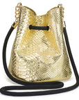 Gold Handmade Bucket Bag ~ Imperfect