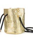 Gold Handmade Bucket Bag ~ Imperfect