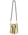 Gold Handmade Bucket Bag ~ Imperfect