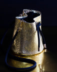 Gold Handmade Bucket Bag ~ Imperfect
