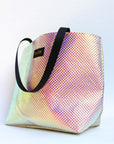 Shopper Bag Iridescent Gold/Pink ~ Imperfect