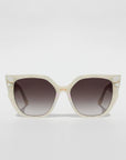 Opalina ~ Opal oversized rounded sunglasses with crystals detail