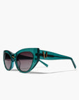 Palace ~ Almond-shaped sunglasses in green shimmer