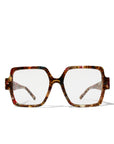 Taura ~ Oversized Square Optical Frames in Multi Tort