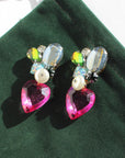 Sparkling Hearts Club Earrings