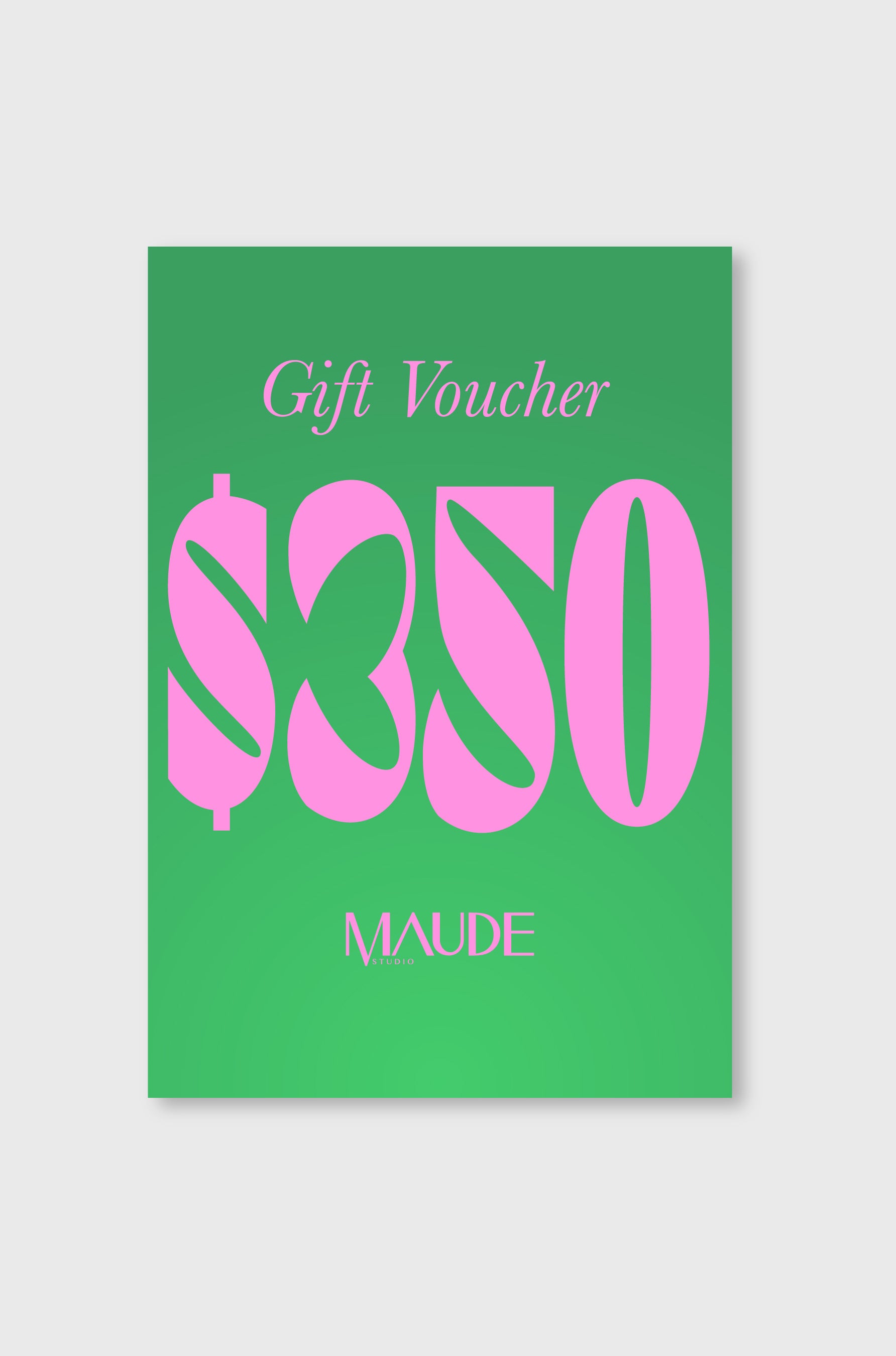 MAUDE Studio Gift Voucher