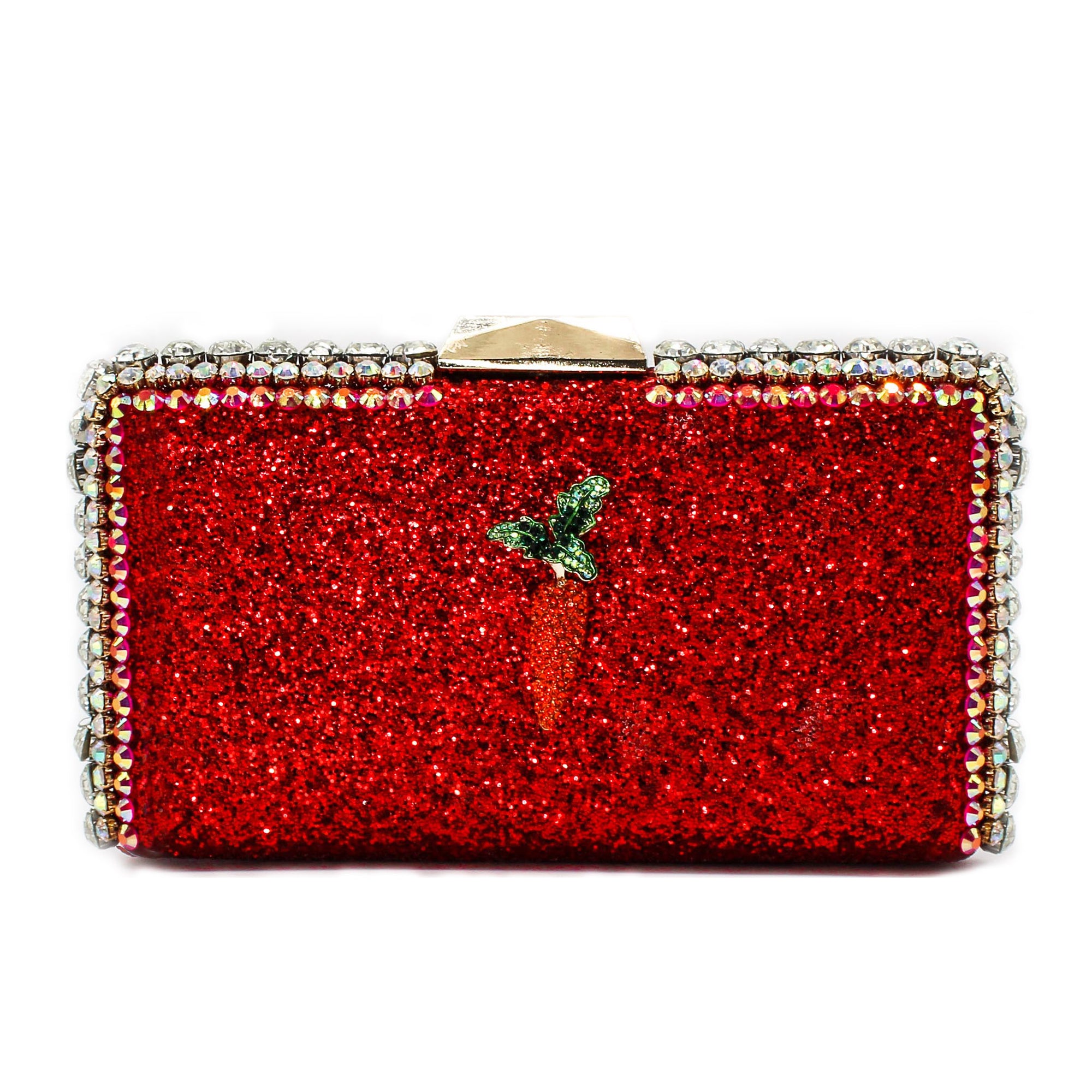 Red Glitter Carrot Clutch ~ Archive